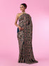 Mohey Ethereal Blue Georgette Saree