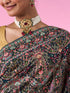 Mohey Ethereal Blue Georgette Saree