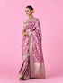 Mohey Purple Panache Banaeasi Saree