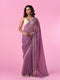 Mohey Purple Elegance Tissue Saree