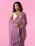 Mohey Purple Elegance Tissue Saree
