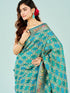 Mohey Azure Elegance Banarasi Saree