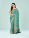 Mohey Azure Elegance Banarasi Saree