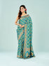 Mohey Azure Elegance Banarasi Saree