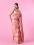 Mohey Ethereal Pink Saree Delight