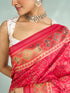 Mohey Pink Elegance Silk Saree