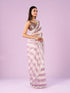 Mohey Elegant Purple Organza Saree