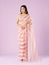 Mohey Dusty Pink Charm Organza Saree