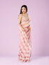 Mohey Dusty Pink Charm Organza Saree
