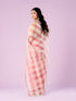 Mohey Dusty Pink Charm Organza Saree