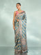 Mohey Eternal Elegance Blue Saree