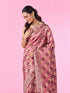 Mohey Radiant Wine Banarasi Saree