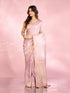 Mohey Elegant Purple Saree Enchantment