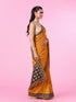 Mohey Radiant Mustard Yellow Saree