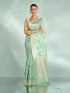 Mohey Serene Sea Green Saree