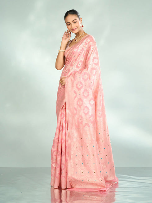 Mohey Elegant Pink Saree