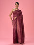 Mohey Wine Elegance Embellished Banarasi Saree