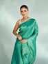Mohey Luscious Rama Green Saree
