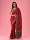 Mohey Radiant Red Saree