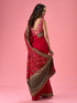 Mohey Radiant Red Saree
