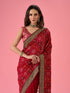 Mohey Radiant Red Saree