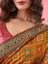 Mohey Radiant Mustard Yellow Saree