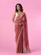 Mohey Pink Organza Saree