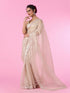 Mohey Exquisite Fawn Hued Organza Saree