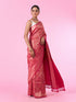 Mohey Regal Rani Pink Banarasi Saree