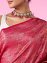 Mohey Regal Rani Pink Banarasi Saree