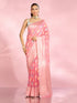 Mohey Enchanting Pink Elegance Saree