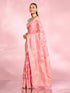 Mohey Enchanting Pink Elegance Saree