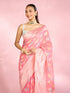 Mohey Enchanting Pink Elegance Saree