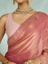 Mohey Dusty Pink Organza Saree