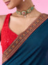 Mohey Blue Elegance Saree