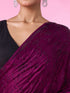 Mohey Wine Satin Elegance Saree