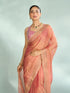 Mohey Pink Organza Extravagance Saree