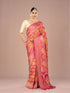 Mohey Pink Banarasi Saree