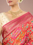 Mohey Pink Banarasi Saree