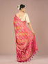 Mohey Pink Banarasi Saree