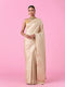 Mohey Elegant Cream Banarasi Saree Artistry