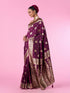 Mohey Splendour Wine Beauty Saree