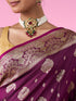 Mohey Splendour Wine Beauty Saree