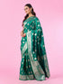 Mohey Radiant Rama Green Saree
