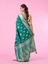 Mohey Radiant Rama Green Saree