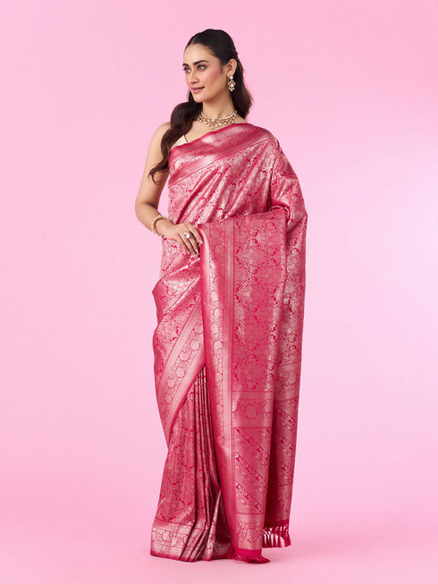 Mohey Ravishing Rani Banarasi Saree