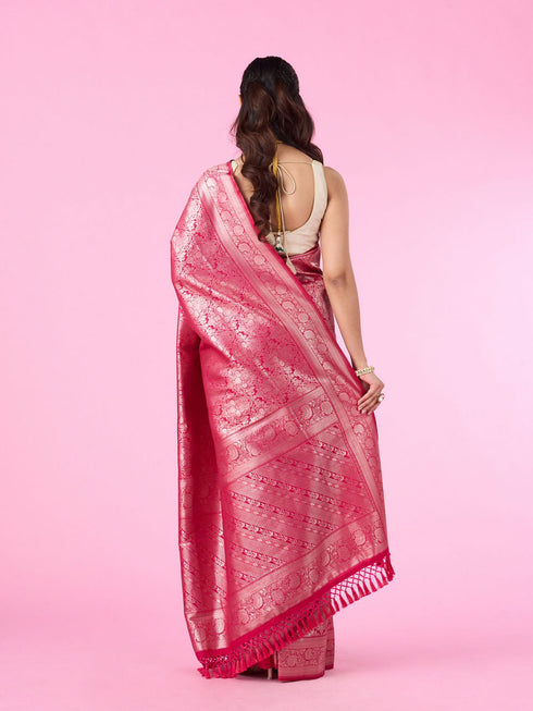 Mohey Ravishing Rani Banarasi Saree