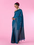 Mohey Blue Elegance Banarasi Saree