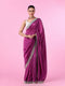 Mohey Purple Elegance Saree