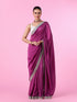 Mohey Purple Elegance Saree